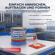 Standard Spachtel beige 1 kg Dose