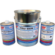 6 L Set STC Dickschichtf&uuml;ller 650N dunkelgrau 4:1...