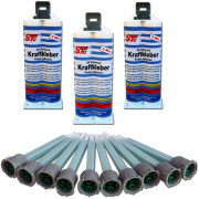 2K Universal Kraftkleber 3 Min. 3x 50 ml inkl. Mischer...