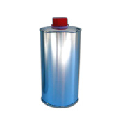 Wei&szlig;blechflasche blank, leer inkl. Verschluss - 500 ml