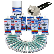8er Kunststoffkleber starr / flex Komplett Aktions Set
