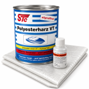 SET 500g STC Polyesterharz VT GFK Laminierharz inkl....