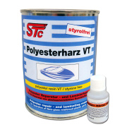 Set Polyesterharz VT styrolfrei 500 g inkl....