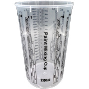 Farbmischbecher transparent mit Skala (ohne Deckel) 2300 ml