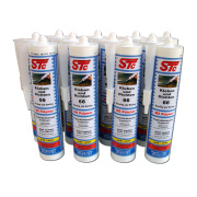 Aktion 24 x Kleben und Dichten 66 MS-Polymer wei&szlig; 290 ml Kartusche