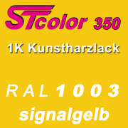 STcolor 350 1K Kunstharzlack RAL 1003 signalgelb