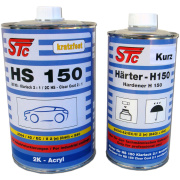 1,5 L STC 2K HS 150 Klarlack Spezial Set 2:1 kratzfest inkl. H&auml;rter kurz