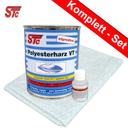 Set Polyesterharz VT styrolfrei inkl. fl&uuml;ssigen...