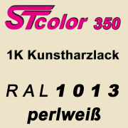 STcolor 350 1K Kunstharzlack RAL 1013 perlwei&szlig;