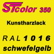 STcolor 350 1K Kunstharzlack RAL 1016 schwefelgelb