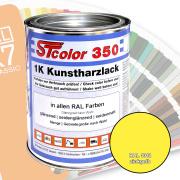 STcolor 350 1K Kunstharzlack RAL 1018 zinkgelb