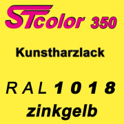 STcolor 350 1K Kunstharzlack RAL 1018 zinkgelb