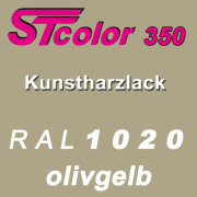 STcolor 350 1K Kunstharzlack RAL 1020 olivgelb