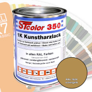 STcolor 350 1K Kunstharzlack RAL 1024 ockergelb