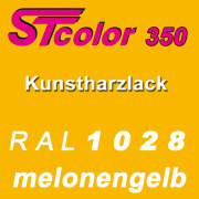STcolor 350 1K Kunstharzlack RAL 1028 melonengelb