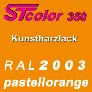 STcolor 350 1K Kunstharzlack RAL 2003 pastellorange