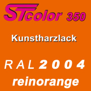 STcolor 350 1K Kunstharzlack RAL 2004 reinorange