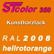 STcolor 350 1K Kunstharzlack RAL 2008 hellrotorange