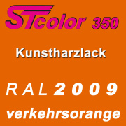 STcolor 350 1K Kunstharzlack RAL 2009 verkehrsorange