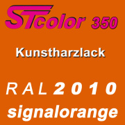 STcolor 350 1K Kunstharzlack RAL 2010 signalorange