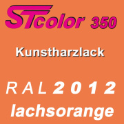 STcolor 350 1K Kunstharzlack RAL 2012 lachsorange