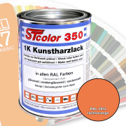 STcolor 350 1K Kunstharzlack RAL 2012 lachsorange