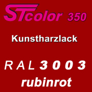 STcolor 350 1K Kunstharzlack RAL 3003 rubinrot