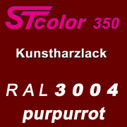 STcolor 350 1K Kunstharzlack RAL 3004 purpurrot