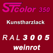 STcolor 350 1K Kunstharzlack RAL 3005 weinrot