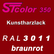 STcolor 350 1K Kunstharzlack RAL 3011 braunrot