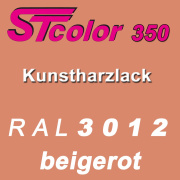 STcolor 350 1K Kunstharzlack RAL 3012 beigerot