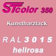 STcolor 350 1K Kunstharzlack RAL 3015 hellrosa