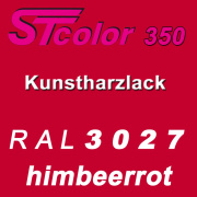 STcolor 350 1K Kunstharzlack RAL 3027 himbeerrot