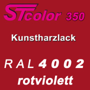 STcolor 350 1K Kunstharzlack RAL 4002 rotviolett
