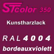 STcolor 350 1K Kunstharzlack RAL 4004 bordeauxviolett
