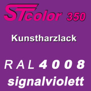 STcolor 350 1K Kunstharzlack RAL 4008 signalviolett