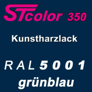 STcolor 350 1K Kunstharzlack RAL 5001 gr&uuml;nblau