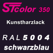 STcolor 350 1K Kunstharzlack RAL 5004 schwarzblau