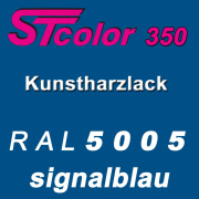 STcolor 350 1K Kunstharzlack RAL 5005 signalblau