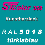 STcolor 350 1K Kunstharzlack RAL 5018 t&uuml;rkisblau