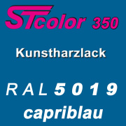 STcolor 350 1K Kunstharzlack RAL 5019 capriblau