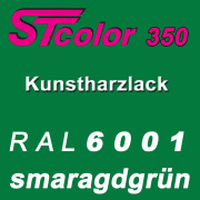 STcolor 350 1K Kunstharzlack RAL 6001 smaragdgr&uuml;n