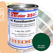 STcolor 350 1K Kunstharzlack RAL 6005 moosgr&uuml;n