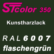 STcolor 350 1K Kunstharzlack RAL 6007 flaschengr&uuml;n