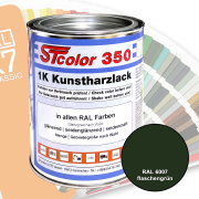 STcolor 350 1K Kunstharzlack RAL 6007 flaschengr&uuml;n