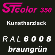 STcolor 350 1K Kunstharzlack RAL 6008 braungr&uuml;n