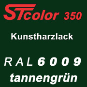 STcolor 350 1K Kunstharzlack RAL 6009 tannengr&uuml;n
