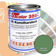 STcolor 350 1K Kunstharzlack RAL 6011 resedagr&uuml;n