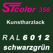 STcolor 350 1K Kunstharzlack RAL 6012 schwarzgr&uuml;n