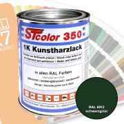 STcolor 350 1K Kunstharzlack RAL 6012 schwarzgr&uuml;n